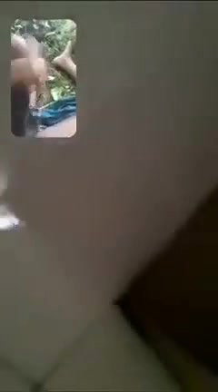 Horny Girl Satisfying Lover On VideoCall