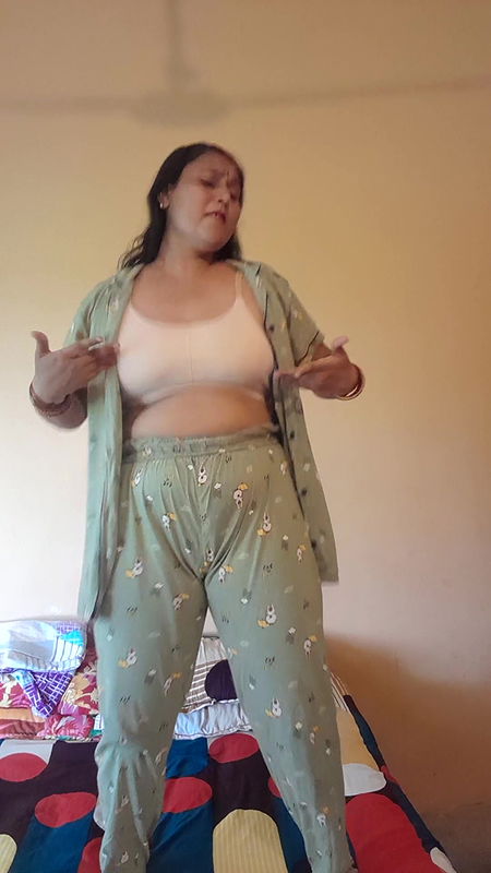 Puja baby dancing on the floor