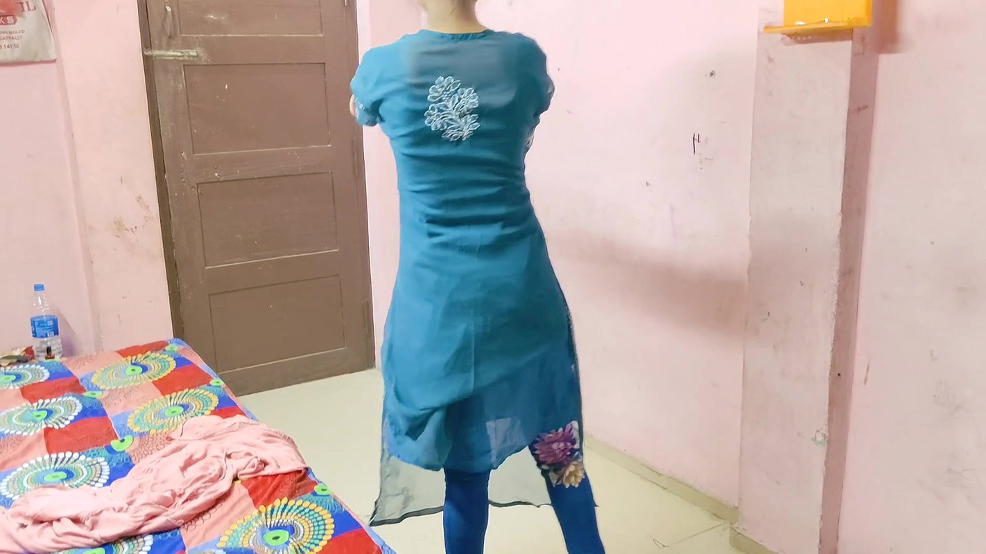 Desi Indian Cute girlfriend feels shy when guy touches her