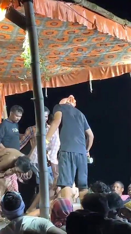 Desi village nude dance show