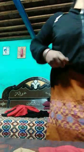 Desi Busty Beautiful Naughty Housewife Homemade Full Nude-91