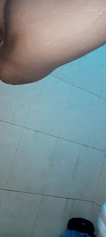 Couple bathroom scene both are facing suffer from fever