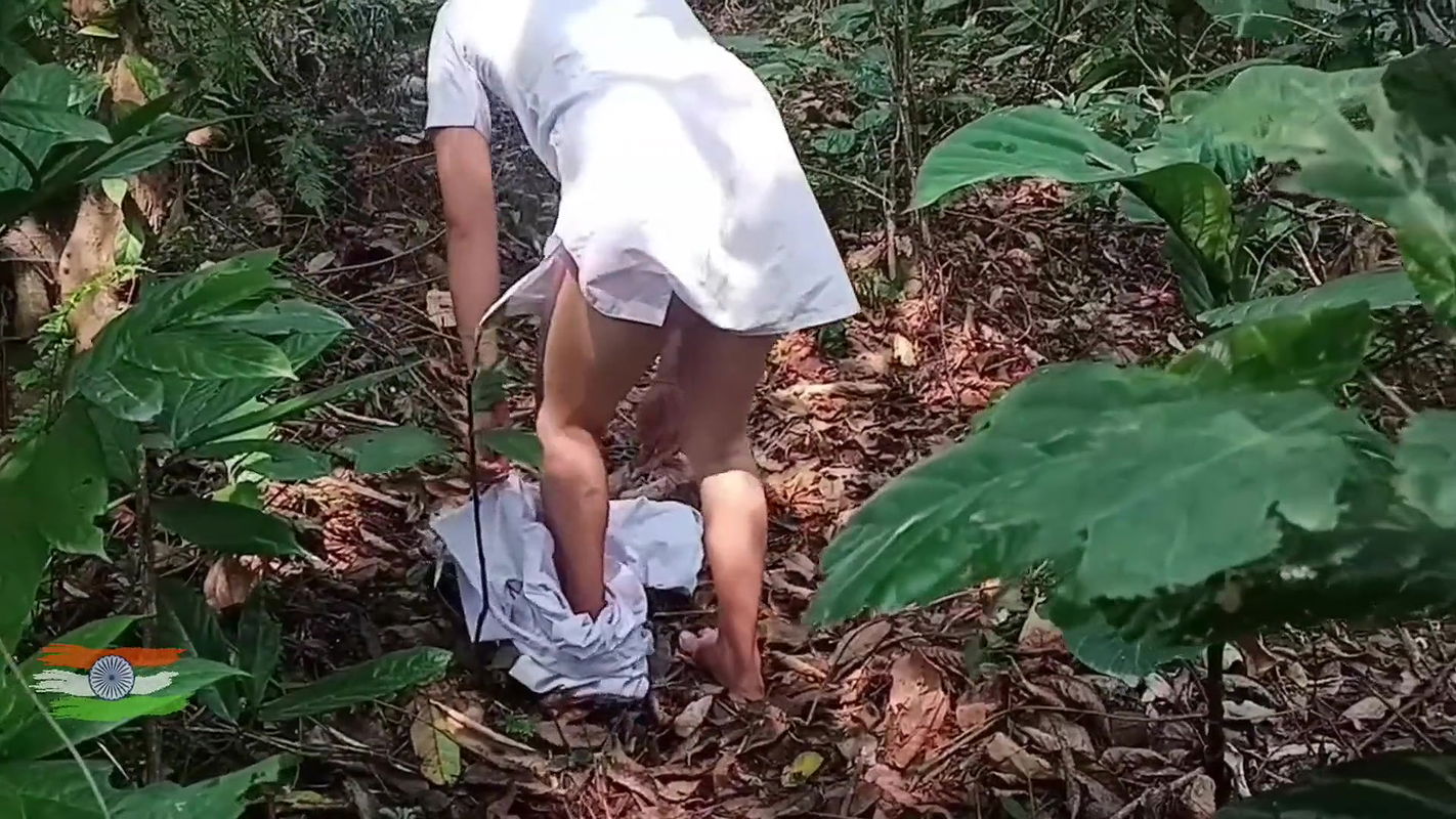 Village school girl jungle chudai