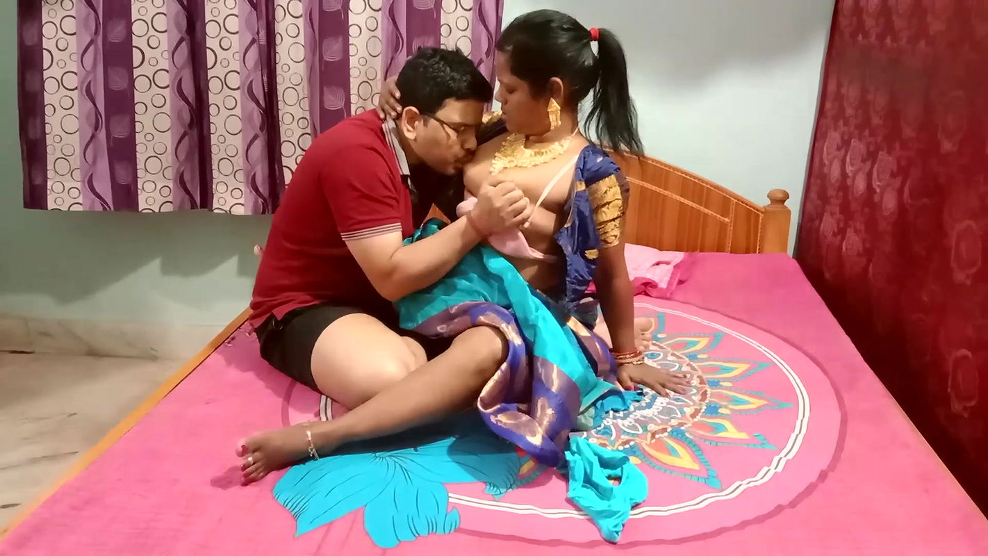 Student Slowly open Blouse for Boob Sucking then Blowjob