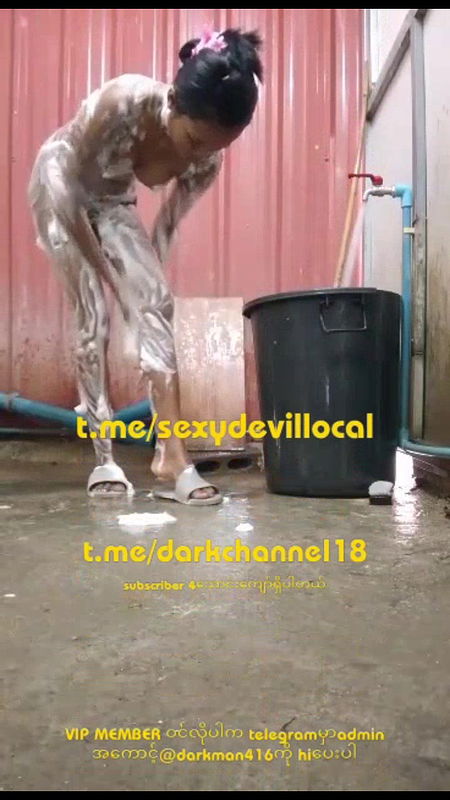 Burma call girl bath after fucking