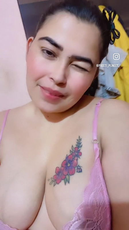 Preeti Puneet Show Nipples in a See-Through on Cam