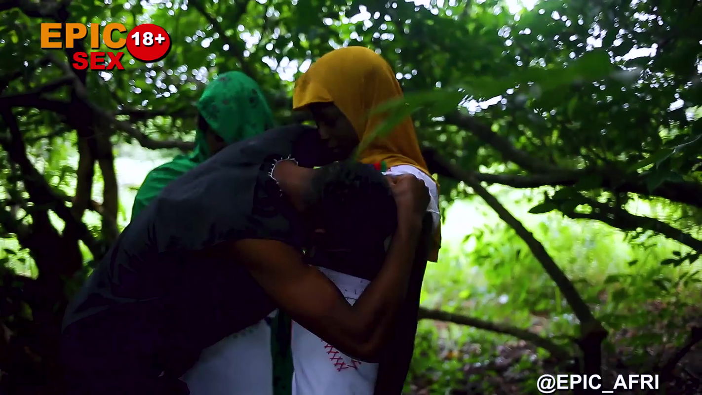 Muslim herdsman makes love to two innocent girls in the forest