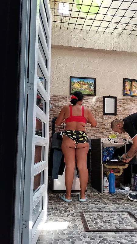 The Neighbor Upstairs Catches Us