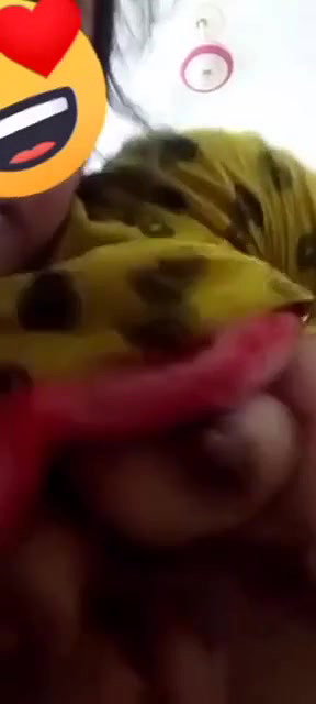 Young girl showing to lover