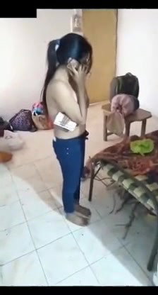 Sister Big Boob Captured By Brother When Changing
