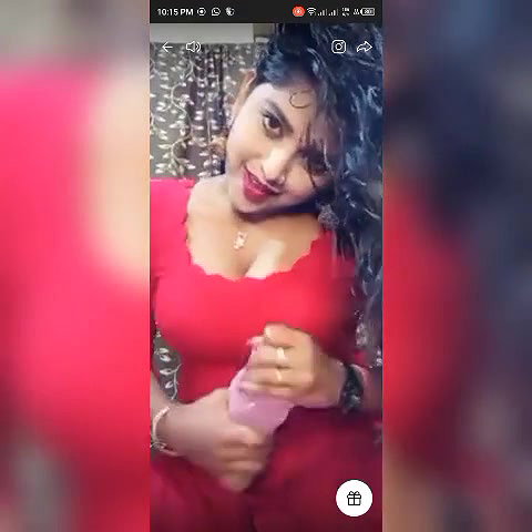 Sexy dance of tango girl and boobs pressing