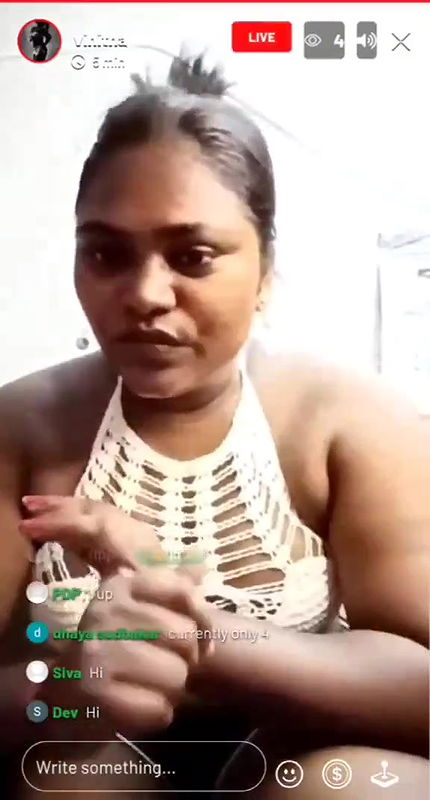 Busty Tamil Insta Babe Vinitha Nipple Ass Boobs Show BingeMee Live  