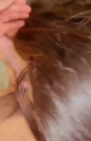 White girl quick blowjob