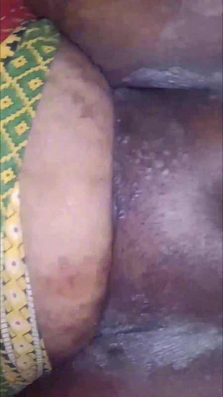 Desi village aunty black pussy