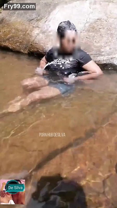 Public Outdoor Shower and Big natural boobs showing