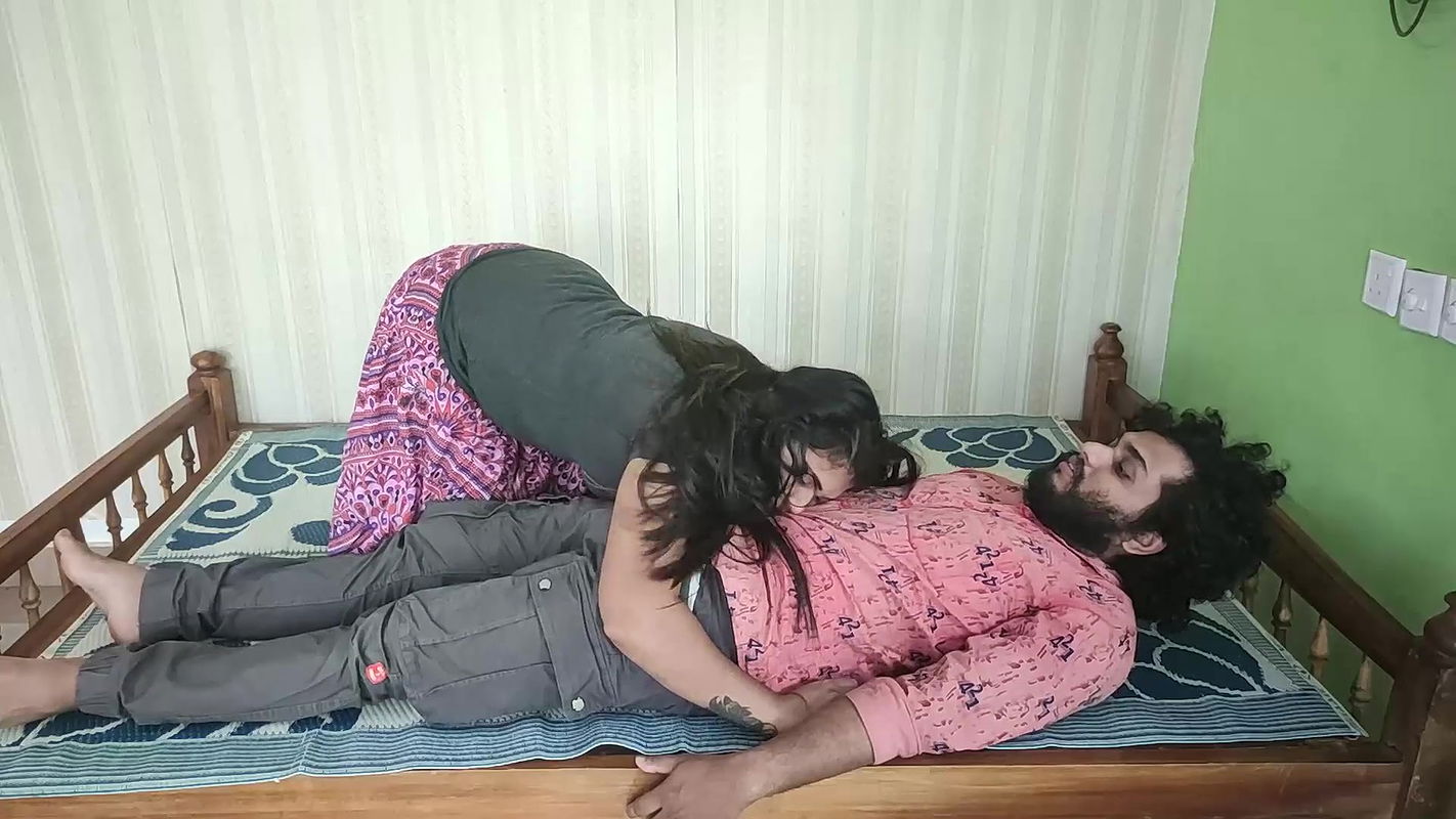 Vaishnavy dominating Sharun Raj hot romance in hotel room, Mallu couple Hot romance, Girl domination romance , Romantic couple