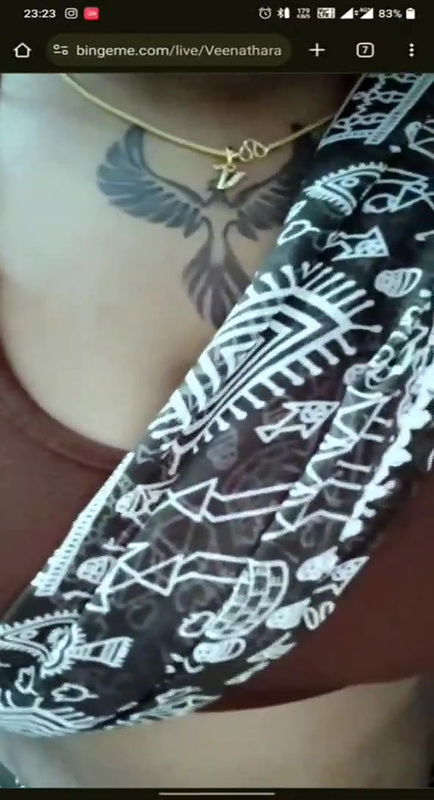 Insta MILF Veena Thara Nipple Slip and Teasing