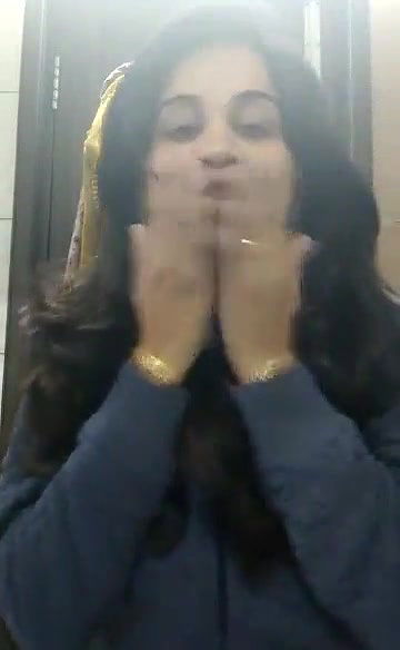 Hot Desi Girl Teasing Boyfriend Saying I Love you