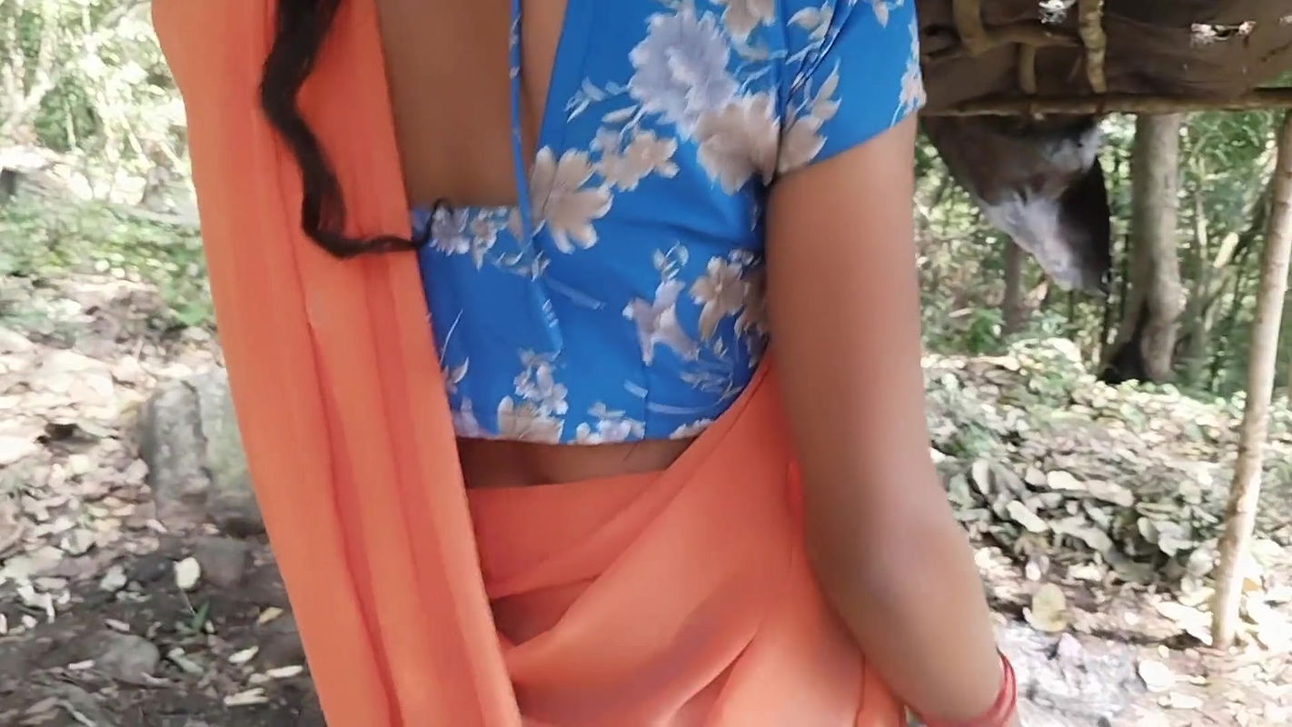 A girl was fucking hard and deepthroat with her stepbrother in jungle, A girl and boy fucking hard in jugle