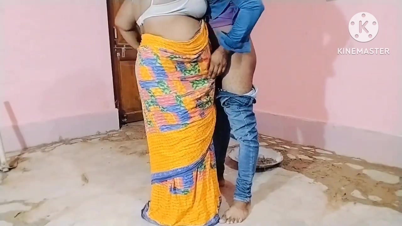 Hot Ranu kicked ass inside room owner store room