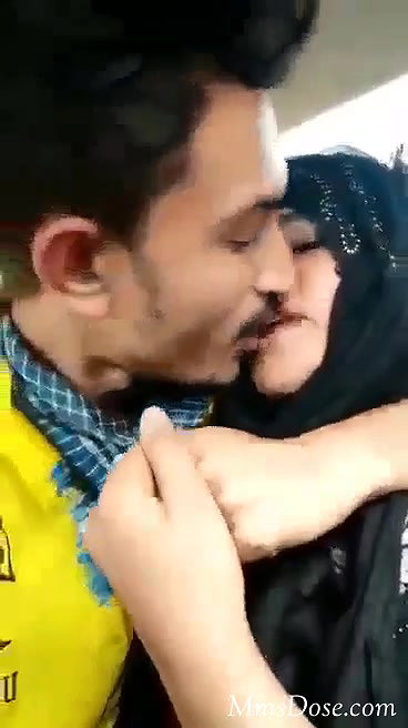 Desi Couple Kissing in Public Place