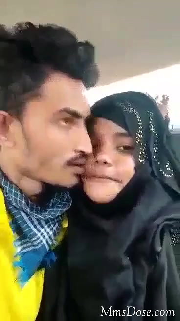 Desi Couple Kissing in Public Place