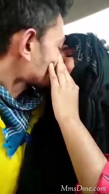 Desi Couple Kissing in Public Place