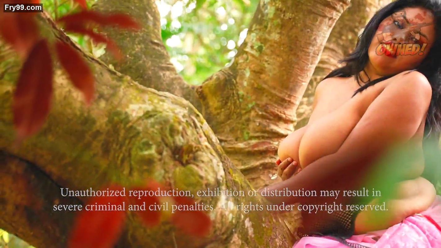 Sreetama in Blue Saree Pressing Boobs