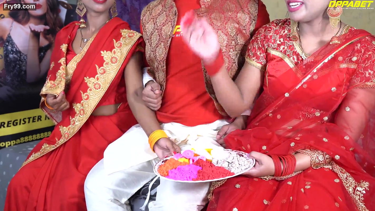 XXX Holi Special father in law fuck two daughter in law’s in Holi Hindi voice