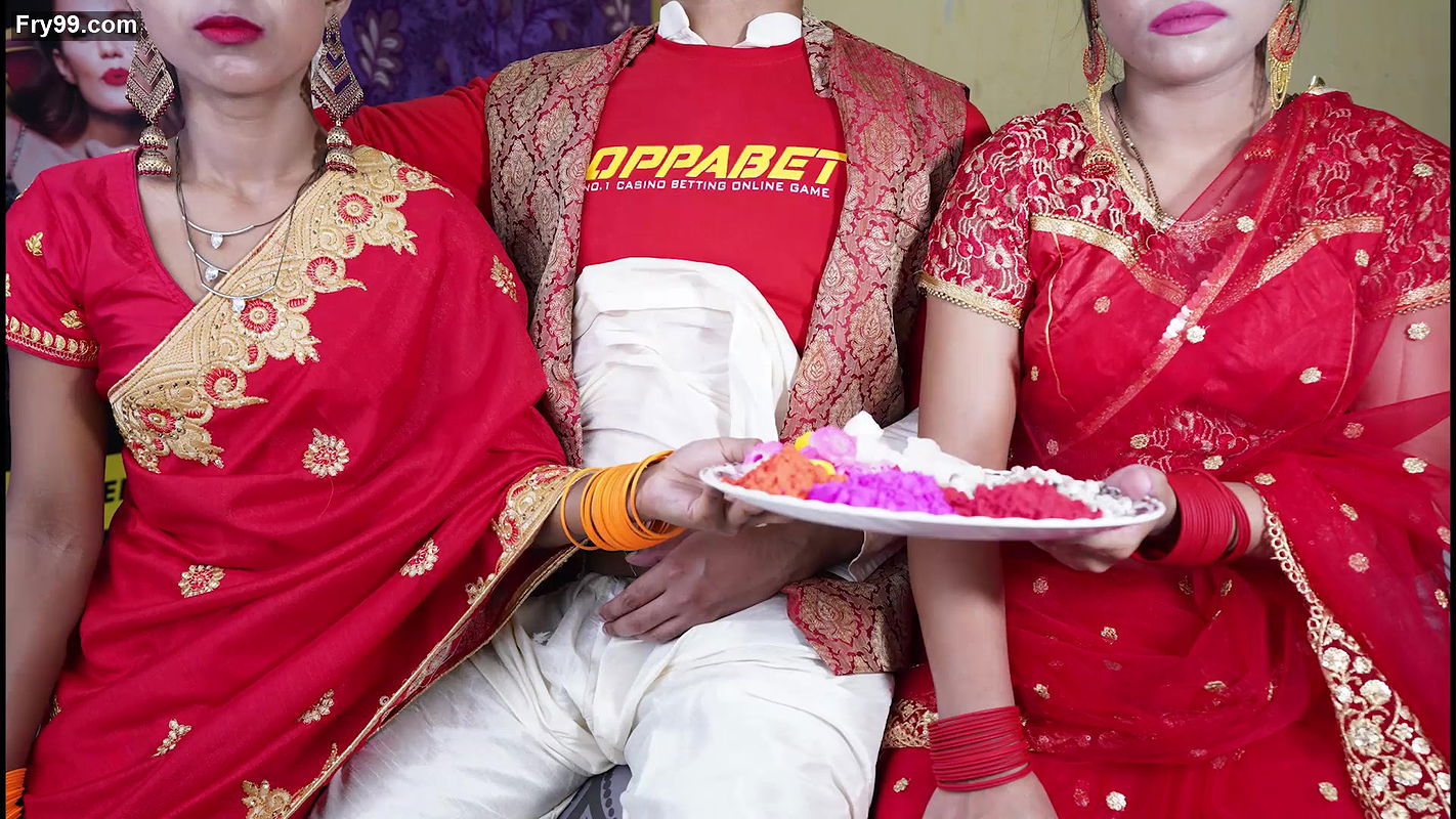 XXX Holi Special father in law fuck two daughter in law’s in Holi Hindi voice