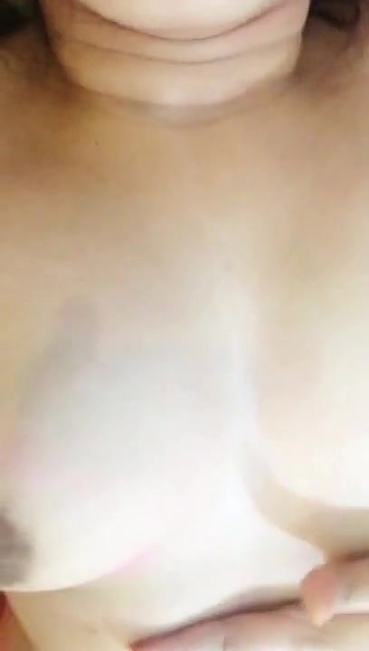 Beautiful girl showing
