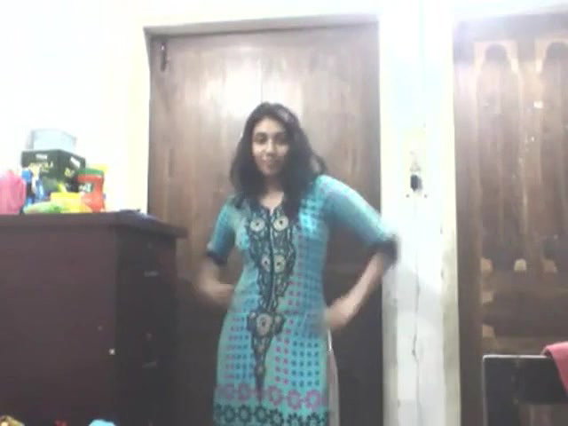 bengali girl in shalwar suit striping and trying dresses