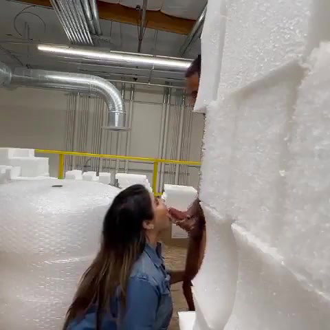 Managers Thick Daughter Getting Backshots by BBC Worker at the Factory Floor