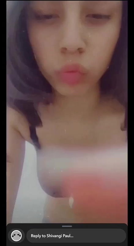 Beautiful Slim Girl Showing