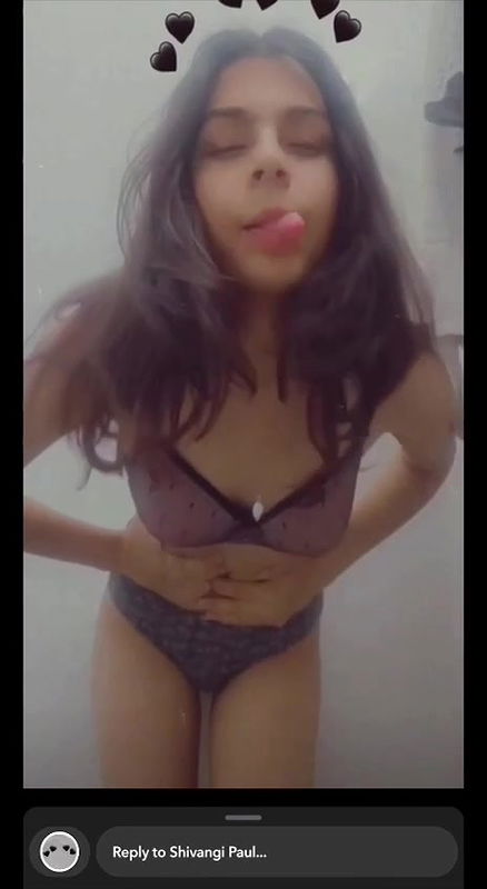 Beautiful Slim Girl Showing