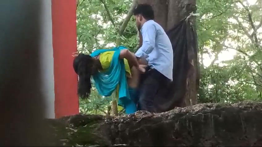 Lover fucking outdoor, secretly recorded