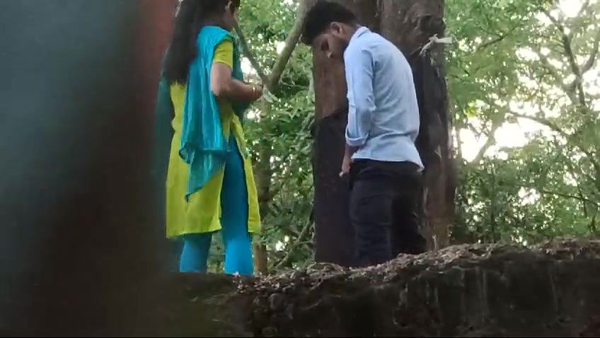 Lover fucking outdoor, secretly recorded