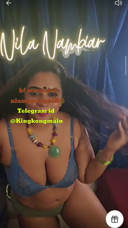 Nila Nambiar Saree Strip  App Content