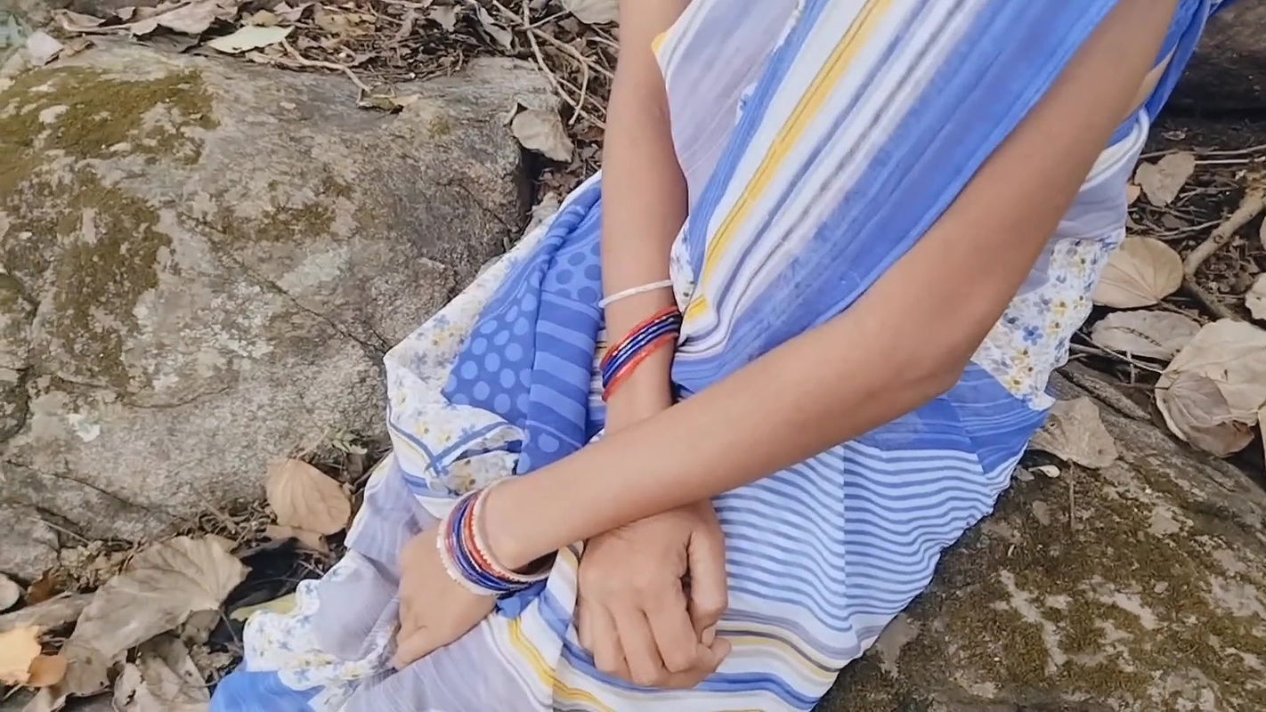 Hot sexy girl was alone in forest when a stranger was came there and ask her pussy and fucking hard and best blowjob with audio