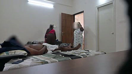 Threesome with Indian maids