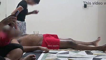 threesome massage spa