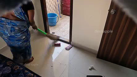 Tamil maid sridevi sucking owner dick while working