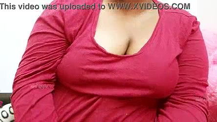 Sexy girlfriend showing boobs