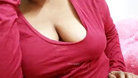 Sexy girlfriend showing boobs