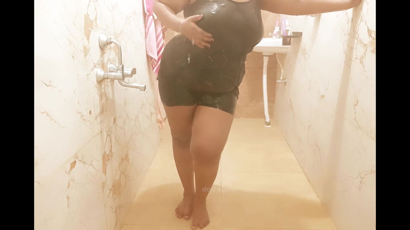 Myanmar sexy milf taking shower