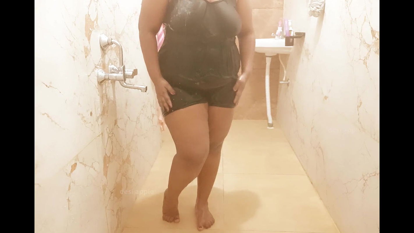 Myanmar sexy milf taking shower