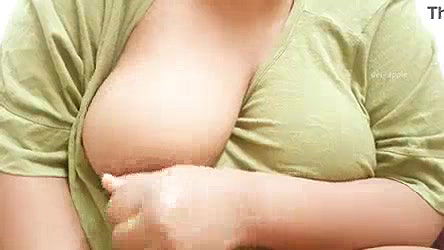 My friends wife showing sexy boobs