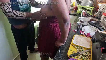 My friend wife getting mouth fucked while cooking in kitchen