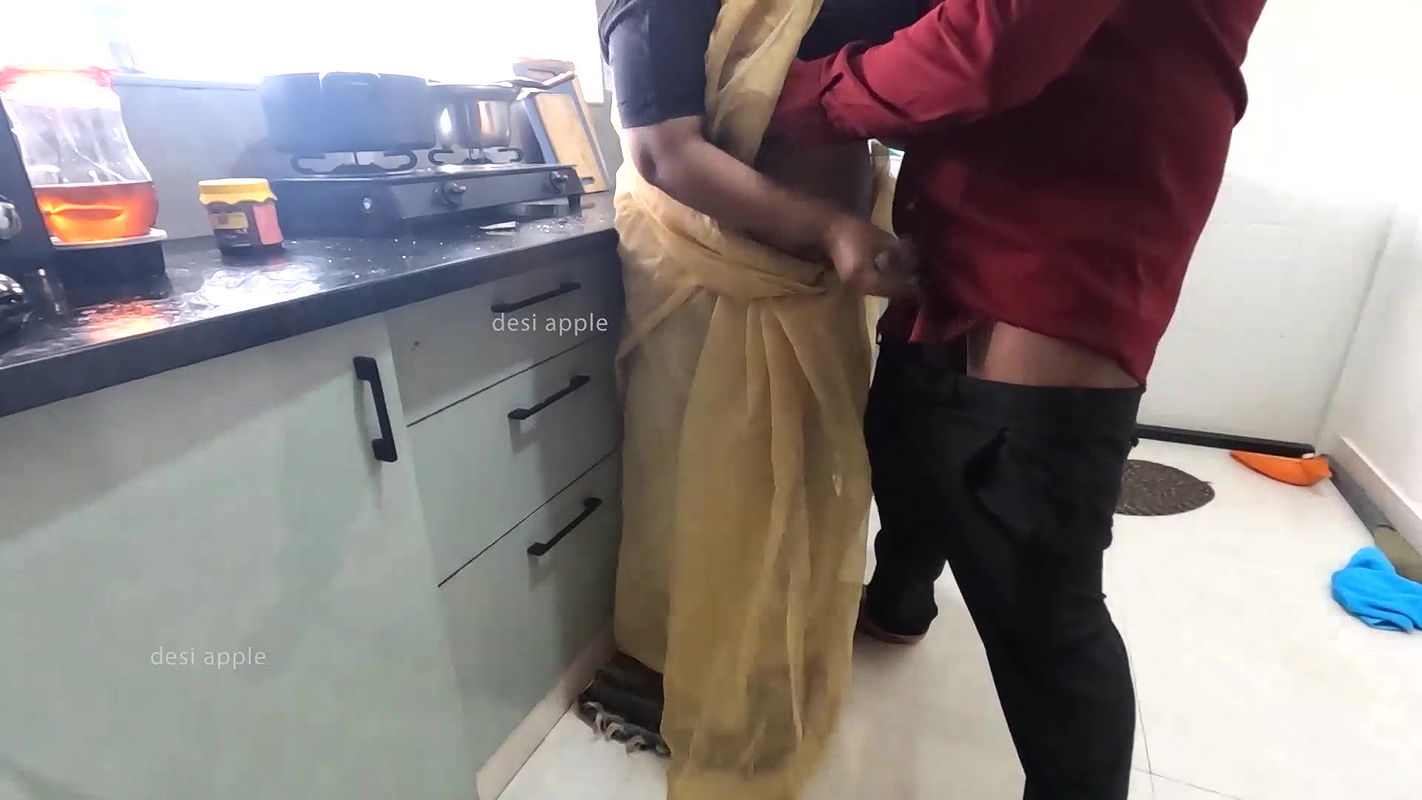 Maid jerking dick when wife is not at home