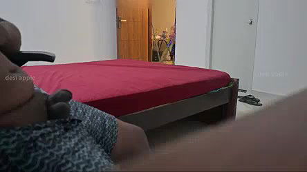 maid doing handjob for owner